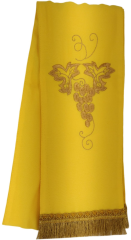 Закладка  "Виноград"  желтая 