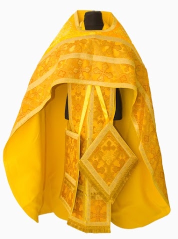 Облачение священника комбинированное из парчи