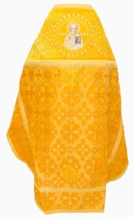 Облачення священника комбіноване з парчі &quot;Київський хрест &quot;, з вишитим опліччям, вишивка &quot;Коло&quot;