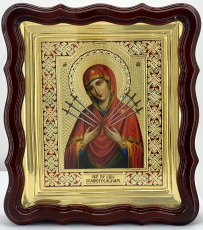 Ікона Богородиці "Семистрільна" (писана)