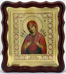 Ікона Богородиці &quot;Семистрільна&quot; (писана)