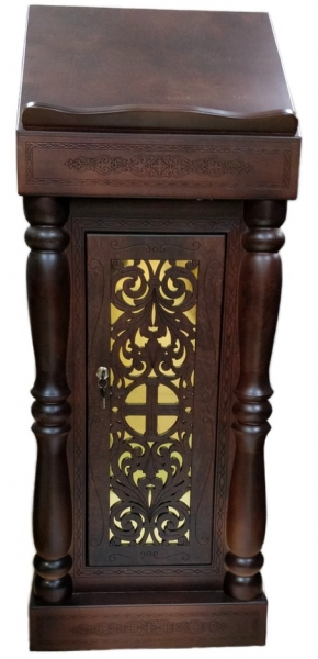 Аналой с тумбой для пожертвований