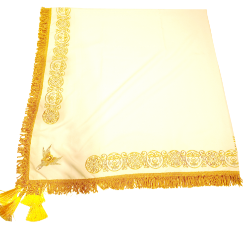 Накидка "Коло" з дорогою бахрамою