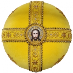 Митра  "Крест"  жёлтая 