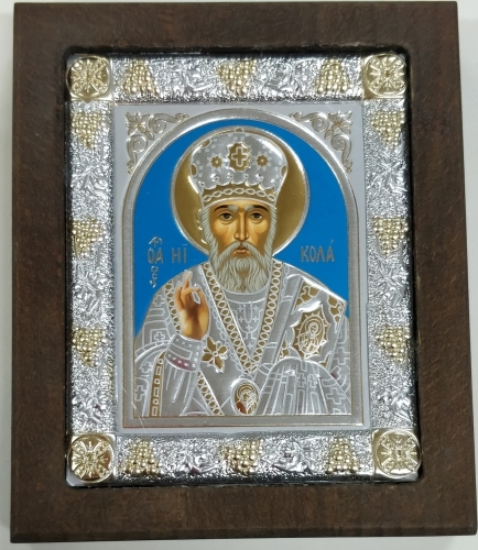 Икона свт. Николай Чудотворец 10,5х12,5