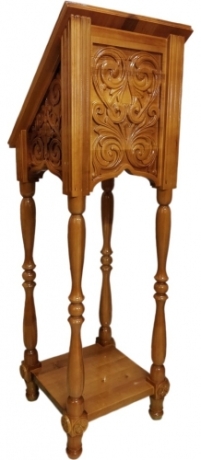 Аналой бічний, 40х40см, (Висота 136-100см)