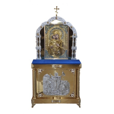 Киот на 2 колоны с иконой Богородицы Владимирская(икона) cu0083