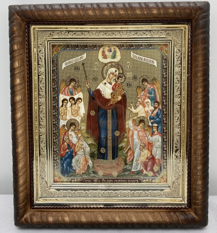 Ікона Богородиці "Всіх скорботних радість" 22,5х25,5см