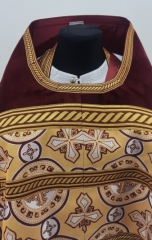 Облачення священника комбіноване з парчі, з вишитим опліччям