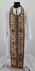 Облачення священника комбіноване з парчі, з вишитим опліччям