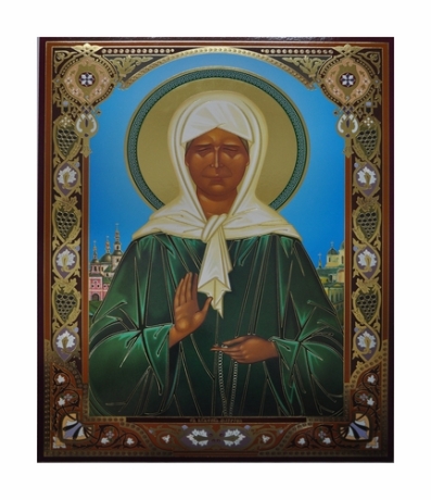 Ікона блж.  Матрона Московська 30х40