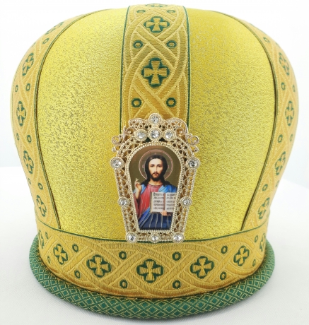 Митра "Пришивний галун" парча