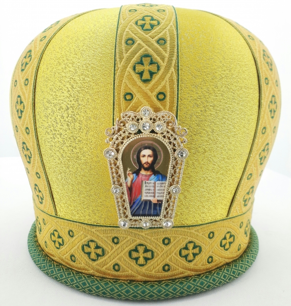 Митра "Пришивний галун" парча