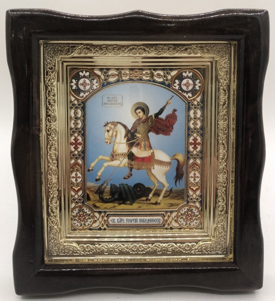 Икона св. вмч. Георгий Победоносец 19х17