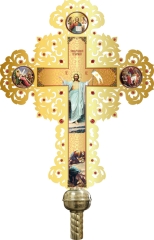 Запрестольний хрест № 9 55х84см