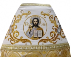 Облачення священника комбіноване з парчі &quot;Києвський хрест&quot;, з вишитим опліччям, Вишивка &quot;Нова вишивка&quot;