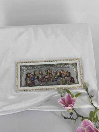 Ікона Тайна Вечеря (тонкий багет) 30х12