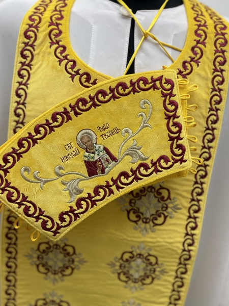 Требний набір з іконою св. Миколи Чуд.