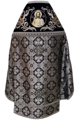 Облачення священника комбіноване з парчі &quot;Афонський хрест&quot;, з вишитим опліччям, Вишивка &quot;Нова вишивка&quot;