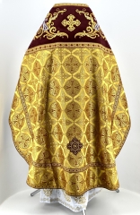 Облачення священника комбіноване з парчі, з вишитим опліччям, вишивка &quot;Нова вишивка&quot;