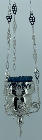 Лампада підвісна "Грецька виноград" нікелева