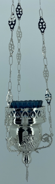 Лампада підвісна "Грецька виноград" нікелева
