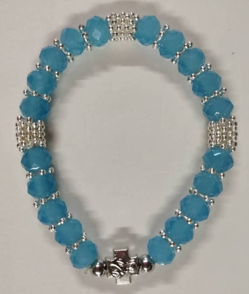 Браслет (голубой м)