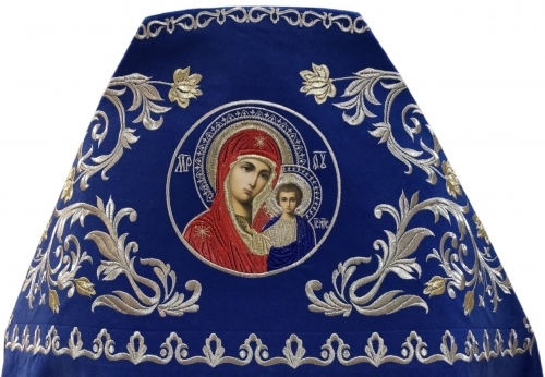 Облачение священника, вышитое на Алобе, вишивка