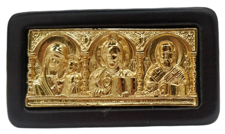 Автомобільний трійник (метал п-р) золот.