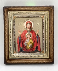 Икона Богородицы "Знамение" 22,5х25,5