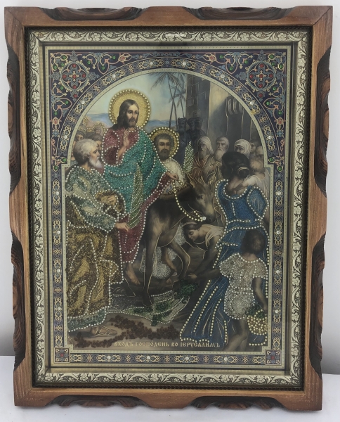 Икона Вход Господа в Иерусалим