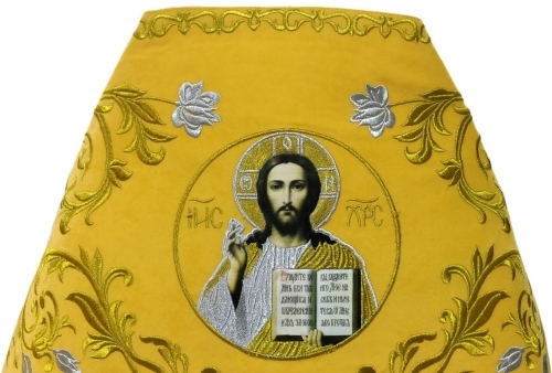 Облачение священника, вишитое на Алобе, вишивка