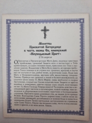 Ікона Богородиці &quot;Нев'янучий цвіт&quot; З. З. Ф.
