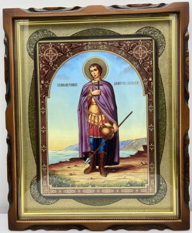 Ікона св. вмч. Дімітрій Солунський 44х54 