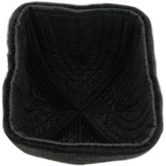 Скуфия зимняя, подклад синтапон + отворот нерпа, тиар, кашемировая