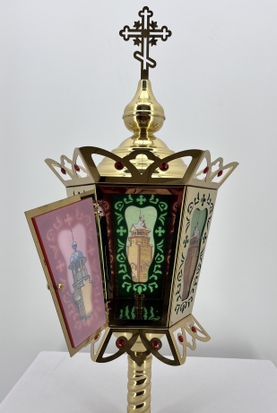 Ліхтар великодній, (іконами, великий)