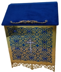 Аналой Центральний, 80х50см, лазер з литвом (П.с.) (Висота 112-91см)