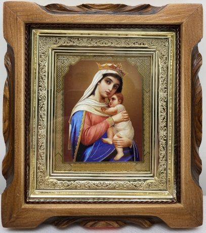 Ікона Богородиці "Відчайдушних Єдина Надія " 19х17