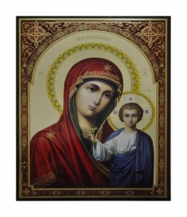 Казанская икона Божьей Матери 30х40