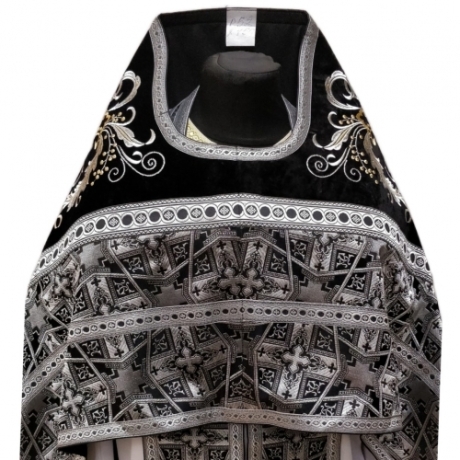 Облачення священника комбіноване з парчі "Віфлеємськийй хрест", з вишитим опліччям, вишивка "Новий візерунок"