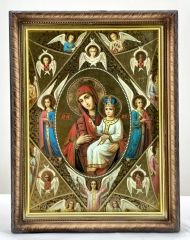 Икона Богородицы "Неопалимая Купина" 32х42