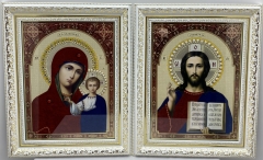 Ікони &quot;Вінчальна пара&quot; (літографія з оксамитом) 49х39