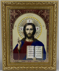 Ікони &quot;Вінчальна пара&quot; (літографія з оксамитом) 49х39