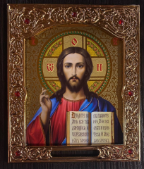 Ікона Спаситель (кольорова - зол.) 15х18 