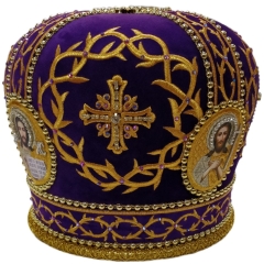 Митра  "Терновый венец"  фиолетовая