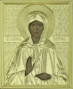 Икона блаж. Матрона в ризе 9х11