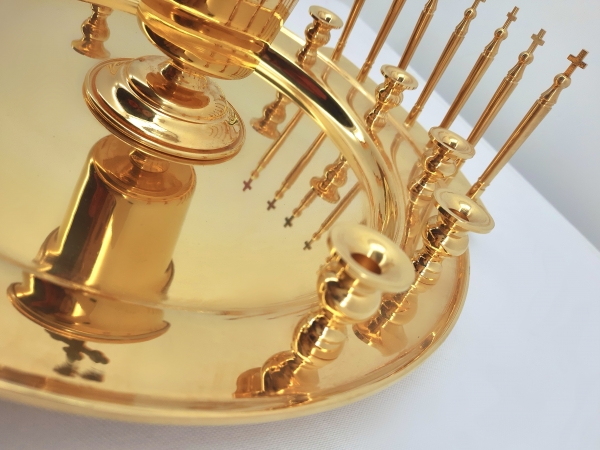 Прибор для соборования золочение