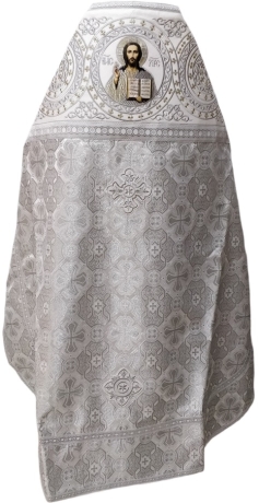 Облачение священника комбинированное из парчи "Афонский крест", с вишитим оплечием, вишивка "Коло"