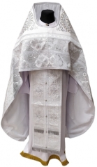 Облачення священника комбіноване з парчі &quot;Афонский хрест&quot;, з вишитим опліччям, Вишивка &quot;Коло&quot;
