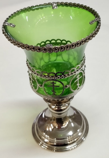 ЛАМПАДА НАСТОЛЬНАЯ №10А НИКЕЛЬ